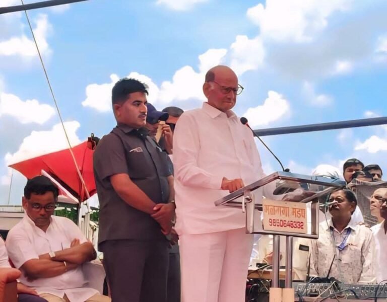 “शेतकऱ्यांचं जीवन उद्ध्वस्त करणाऱ्या MEPL विरोधात लढा निर्णायक वळणावर; शरद पवार यांची ठाम भूमिका — ‘आता मागायचं नाही, द्यायचं'”