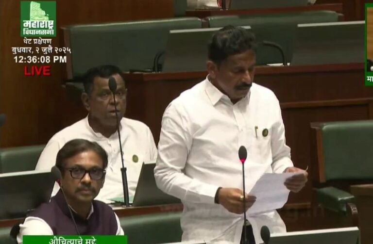 अनधिकृत बांधकाम नियमितीकरण धोरणाचा पुनर्विचार व्हावा – आमदार भिमराव तापकीर यांची विधानसभेत मागणी