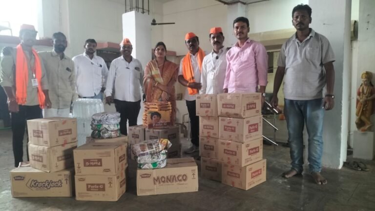 मुंबईतील आंदोलनाला अखंड भारत समाज यांच्या कडून मदत