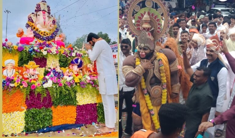 वारजेत डिजेच्या दणदणाटासह पारंपारिक वाद्याच्या निनादात मिरवणूका संपन्न 