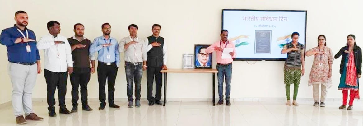 ट्रिनिटी महाविद्यालयामध्ये संविधान दिन साजरा